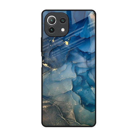 Blue Cool Marble Glossy Case for Mi 11 Lite