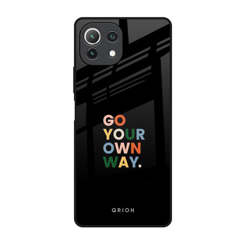 Go Your Own Way Glossy Case for Mi 11 Lite