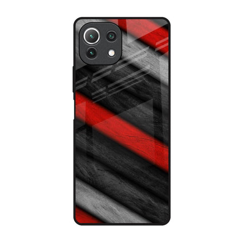 Soft Wooden Texture Glossy Case for Mi 11 Lite