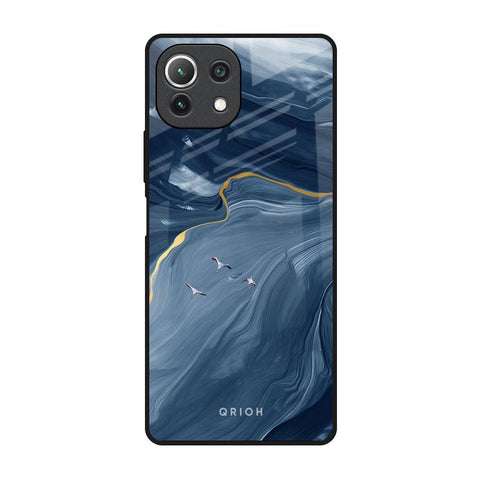 Deep Ocean Marble Glossy Case for Mi 11 Lite