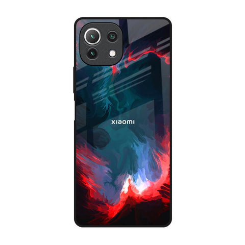 Brush Art Glossy Case For Mi 11 Lite