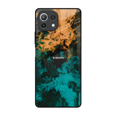 Watercolor Wave Glossy Case for Mi 11 Lite