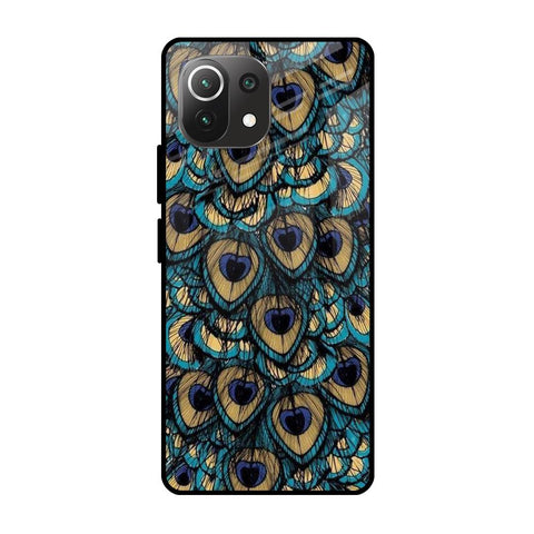 Peacock Feathers Glossy case for Mi 11 Lite