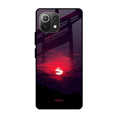 Morning Red Sky Glossy Case For Mi 11 Lite