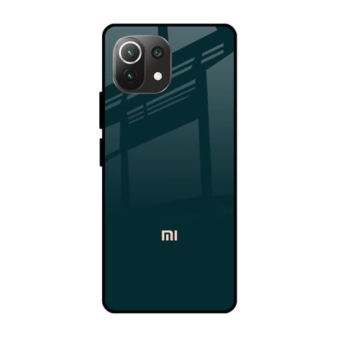 Hunter Green Glossy Case For Mi 11 Lite