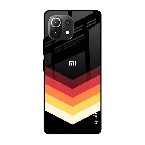 Abstract Arrow Pattern Glossy Case For Mi 11 Lite