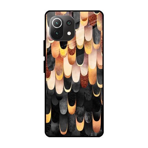 Bronze Abstract Glossy Case for Mi 11 Lite