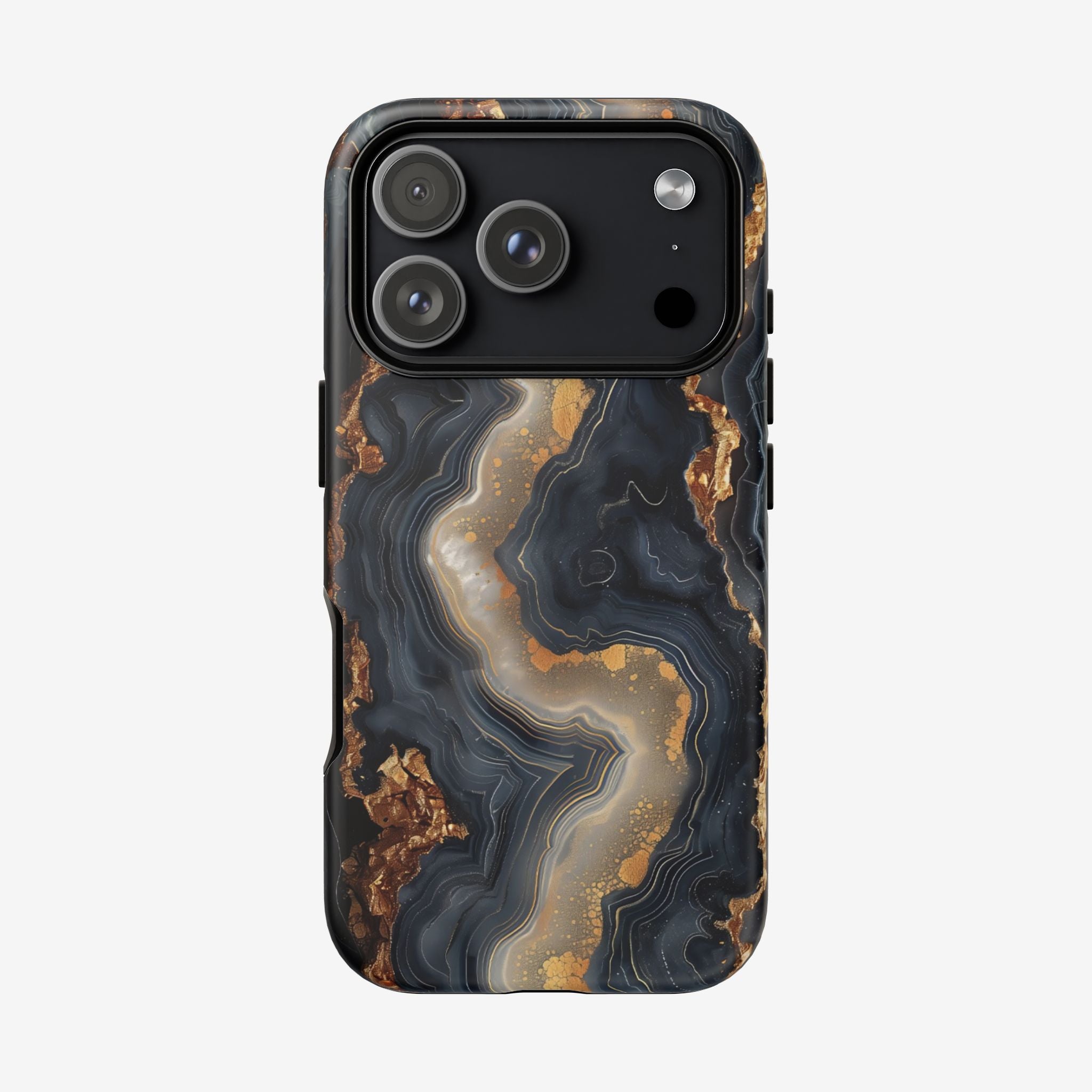 Midnight Agate Premium Tough Shining Phone Case (Double Layer) Available For All iPhone Models