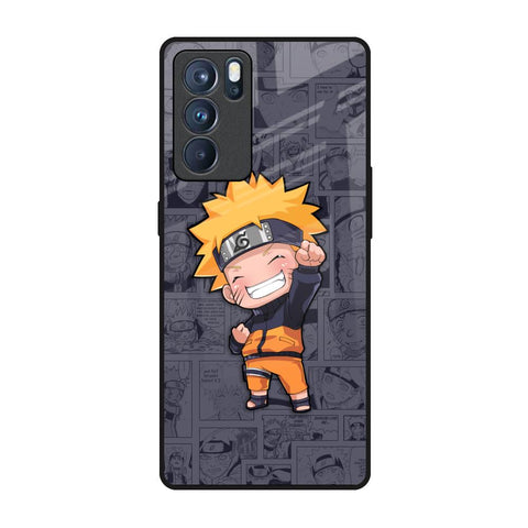 Orange Chubby Glossy Case for Oppo Reno6 Pro