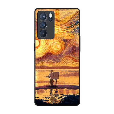 Sunset Vincent Glossy Case for Oppo Reno6 Pro