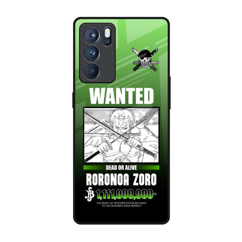 Zoro Wanted Glossy Case for Oppo Reno6 Pro