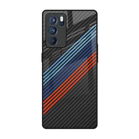 Carbon Inspired Glossy Case for Oppo Reno6 Pro