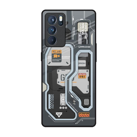 Retro Futuristic Glossy Case for Oppo Reno6 Pro