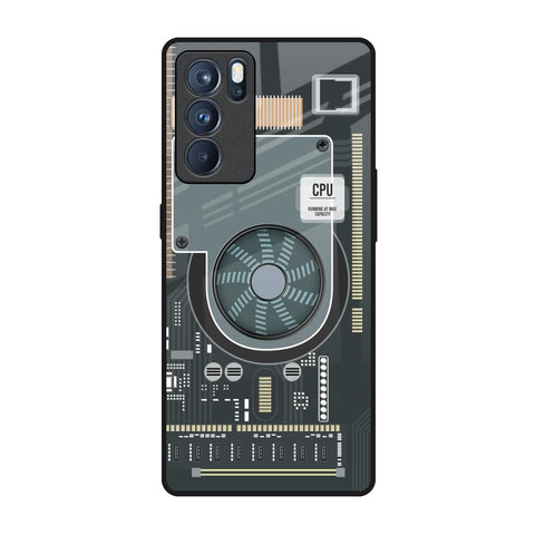 Motherboard Circuit Glossy Case for Oppo Reno6 Pro