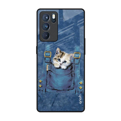 Kitty In Pocket Glossy Case For Oppo Reno6 Pro