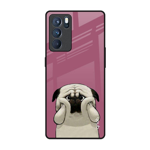 Funny Pug Face Glossy Case For Oppo Reno6 Pro