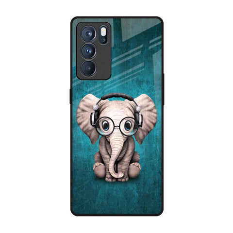 Adorable Baby Elephant Glossy Case For Oppo Reno6 Pro
