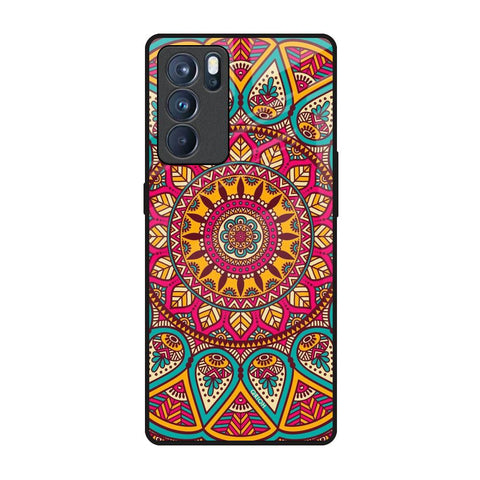Elegant Mandala Glossy Case for Oppo Reno6 Pro
