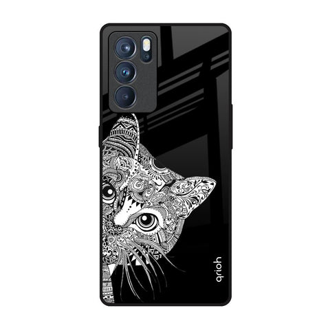 Kitten Mandala Glossy Case for Oppo Reno6 Pro