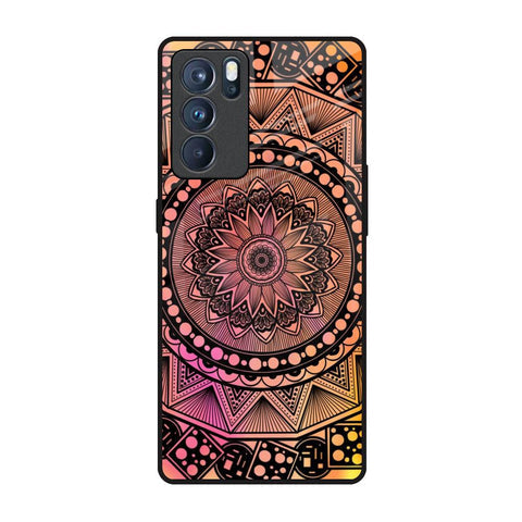 Floral Mandala Glossy Case for Oppo Reno6 Pro