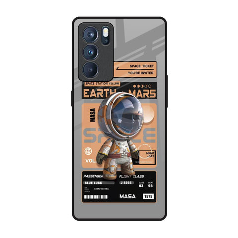 Space Ticket Glossy Case for Oppo Reno6 Pro