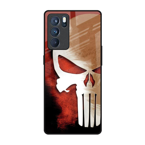 Red Skull Glossy Case for Oppo Reno6 Pro