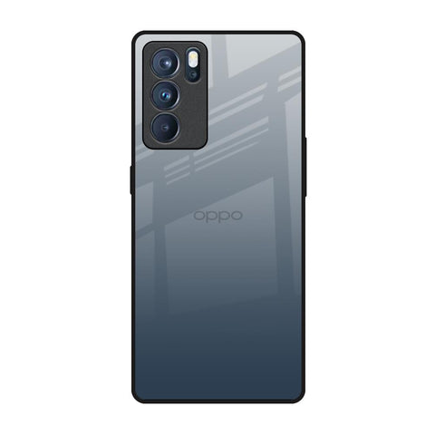 Smokey Grey Color Glossy Case For Oppo Reno6 Pro