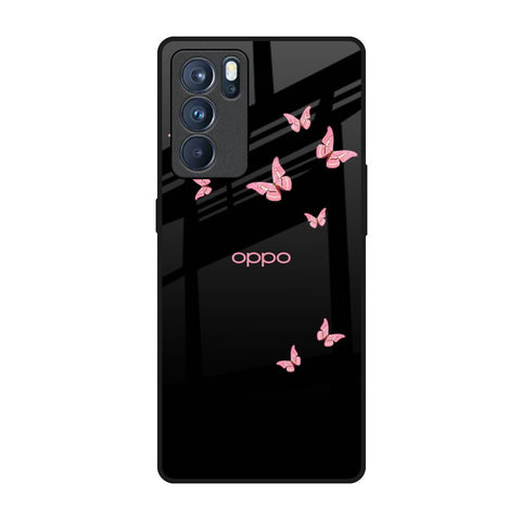 Fly Butterfly Glossy Case for Oppo Reno6 Pro