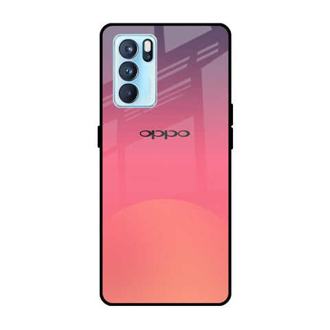 Sunset Orange Glossy Case for Oppo Reno6 Pro