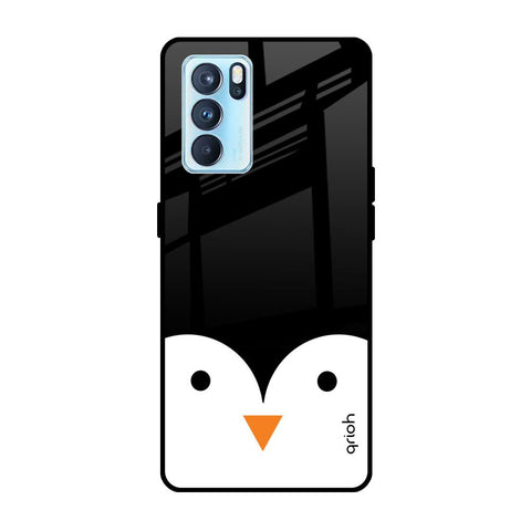Cute Penguin Glossy Case for Oppo Reno6 Pro