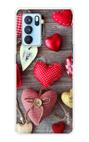 Valentine Hearts Soft Cover for Oppo Reno6 Pro