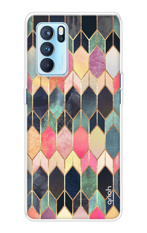 Shimmery Pattern Soft Cover for Oppo Reno6 Pro