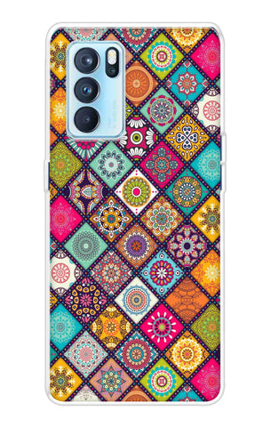 Multicolor Mandala Soft Cover for Oppo Reno6 Pro