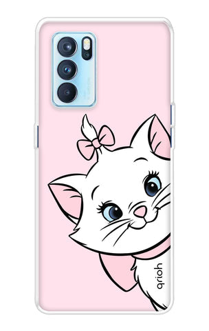 Cute Kitty Soft Cover For Oppo Reno6 Pro