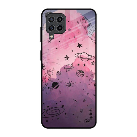 Space Doodles Glossy Case for Samsung Galaxy F22
