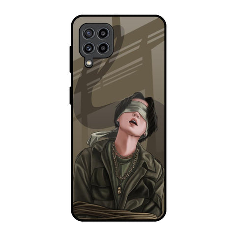 Blind Fold Glossy Case for Samsung Galaxy F22