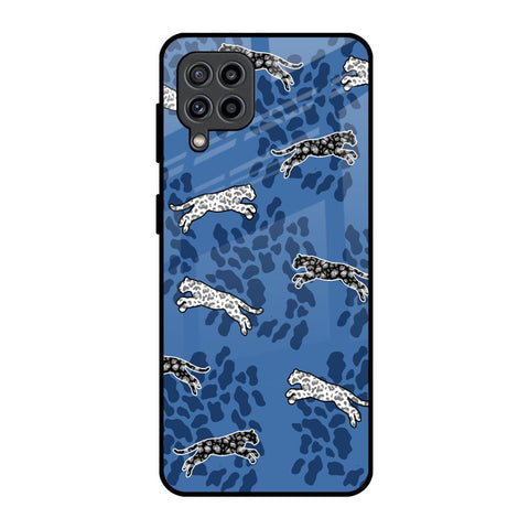 Blue Cheetah Glossy Case for Samsung Galaxy F22