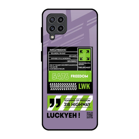 Run & Freedom Glossy Case for Samsung Galaxy F22
