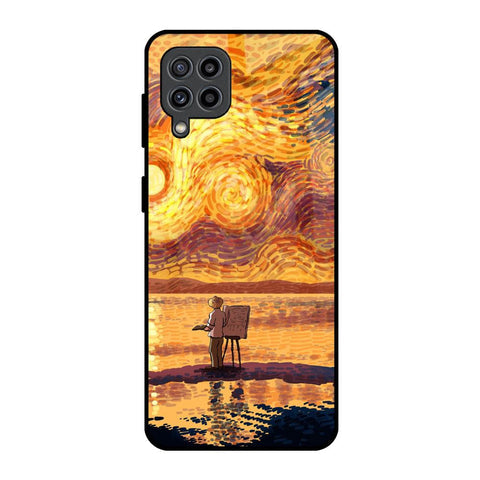 Sunset Vincent Glossy Case for Samsung Galaxy F22