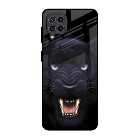 Angry Black Leopard Glossy Case for Samsung Galaxy F22