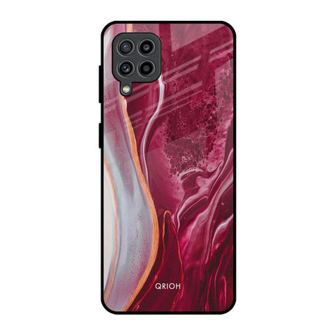 Crimson Ruby Glossy Case for Samsung Galaxy F22