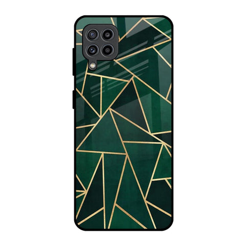 Abstract Green Glossy Case For Samsung Galaxy F22