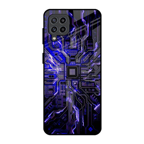 Techno Color Pattern Glossy Case For Samsung Galaxy F22