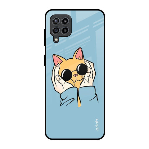 Adorable Cute Kitty Glossy Case For Samsung Galaxy F22