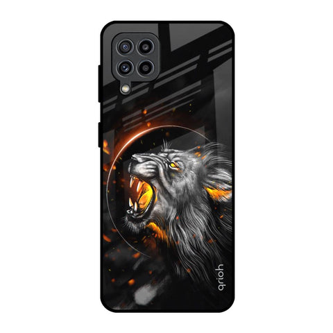 Aggressive Lion Glossy Case for Samsung Galaxy F22