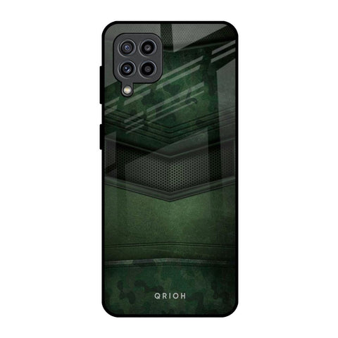 Green Leather Glossy Case for Samsung Galaxy F22