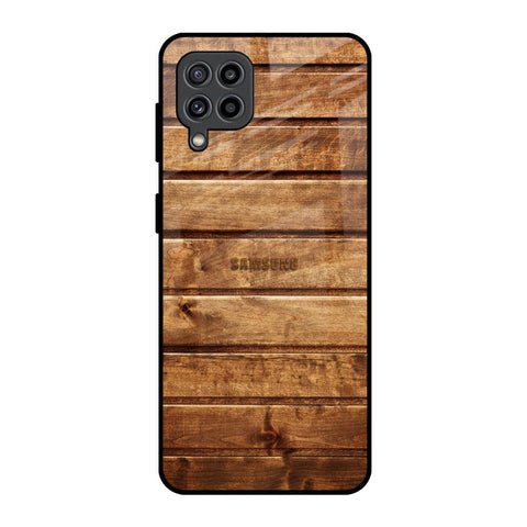 Wooden Planks Glossy Case for Samsung Galaxy F22