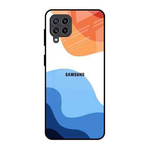 Wavy Color Pattern Glossy Case for Samsung Galaxy F22