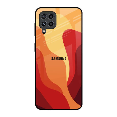 Magma Color Pattern Glossy Case for Samsung Galaxy F22