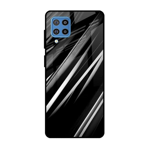 Black & Grey Gradient Glossy Case For Samsung Galaxy F22